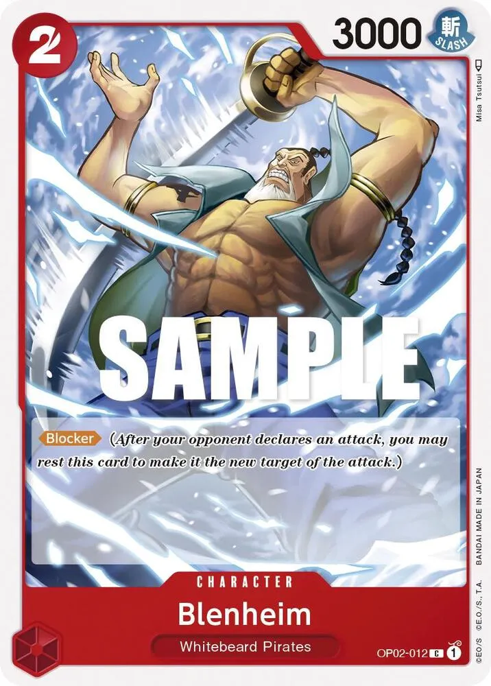 Blenheim — Paramount War — One Piece Card Game