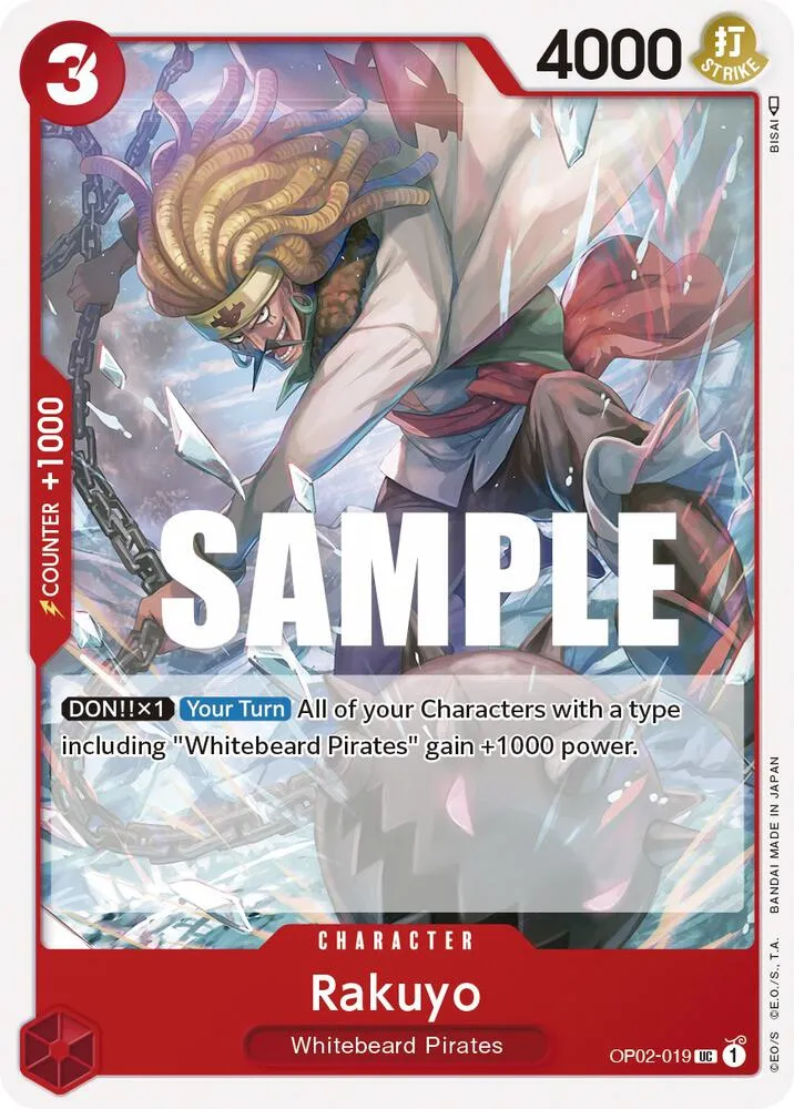 Rakuyo — Paramount War — One Piece Card Game
