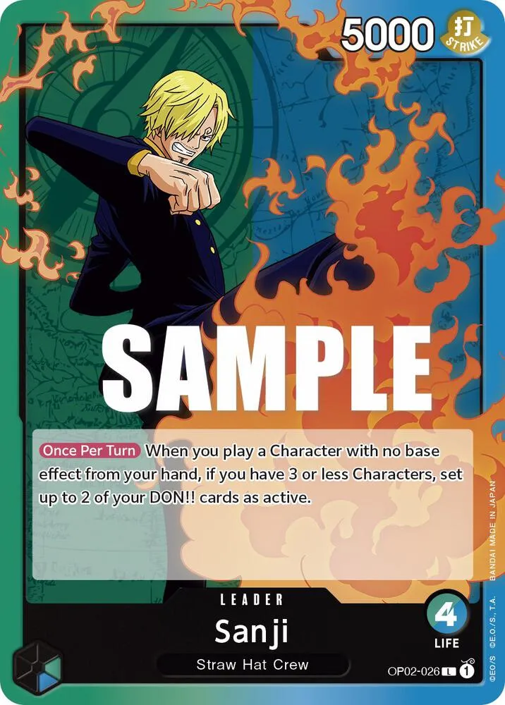 Sanji — Paramount War — One Piece Card Game