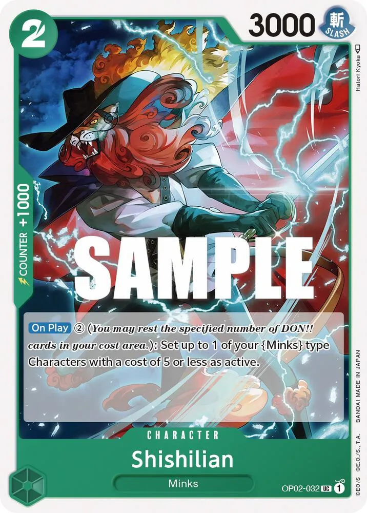 Shishilian — Paramount War — One Piece Card Game