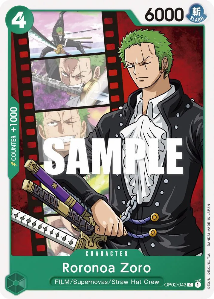 Roronoa Zoro — Paramount War — One Piece Card Game