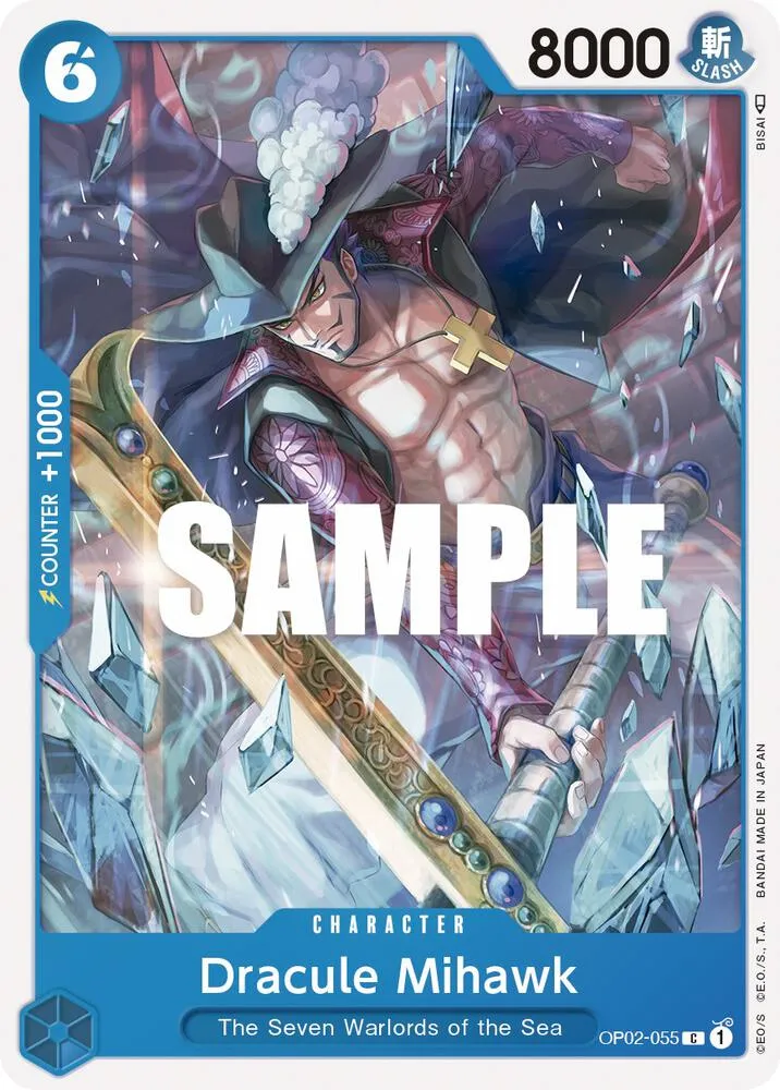 Dracule Mihawk — Paramount War — One Piece Card Game