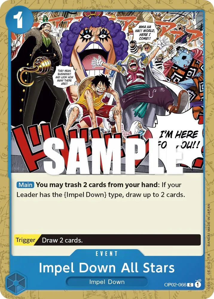 Impel Down All Stars — Paramount War — One Piece Card Game