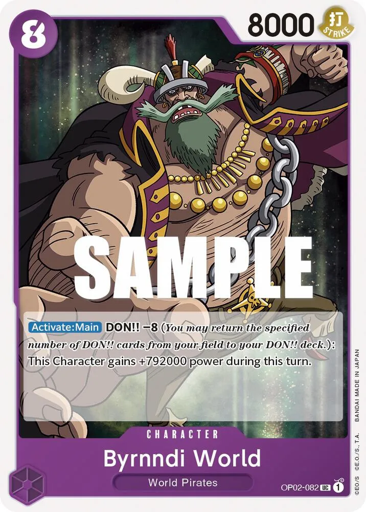 Byrnndi World — Paramount War — One Piece Card Game