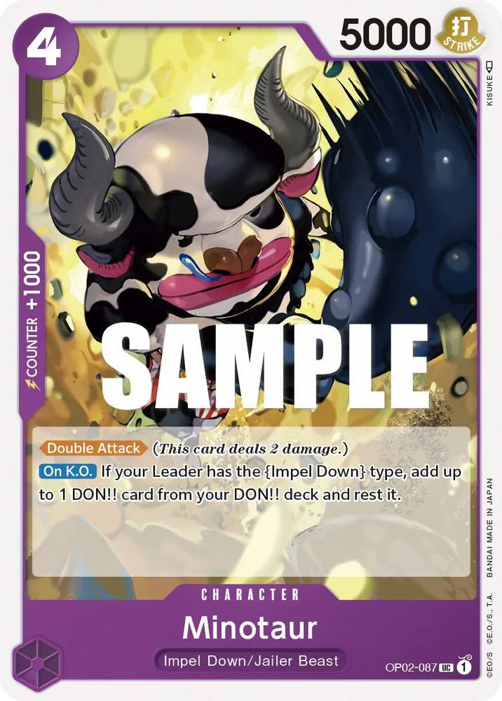 Minotaur — Paramount War — One Piece Card Game