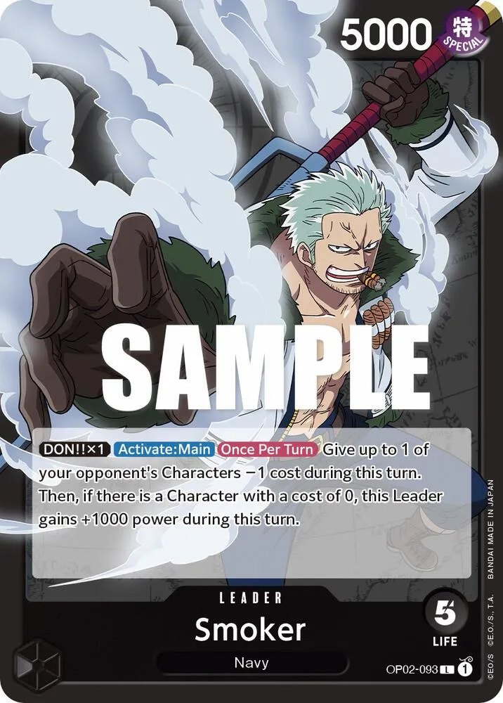 Smoker (093) — Paramount War — One Piece Card Game