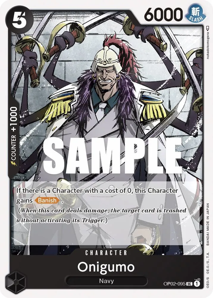 Onigumo — Paramount War — One Piece Card Game