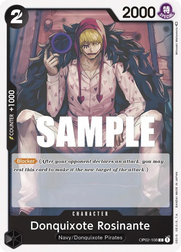 Donquixote Rosinante — Paramount War — One Piece Card Game