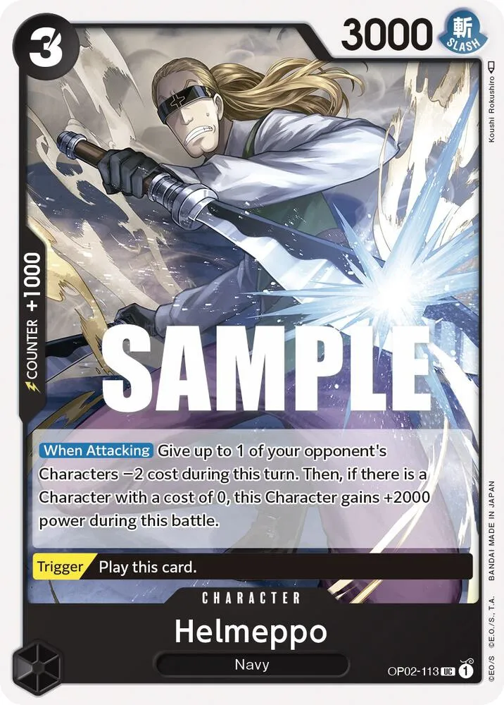 Helmeppo — Paramount War — One Piece Card Game