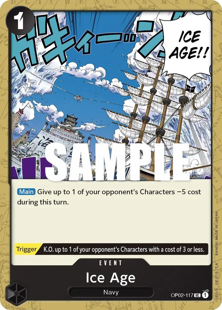 Ice Age — Paramount War — One Piece Card Game