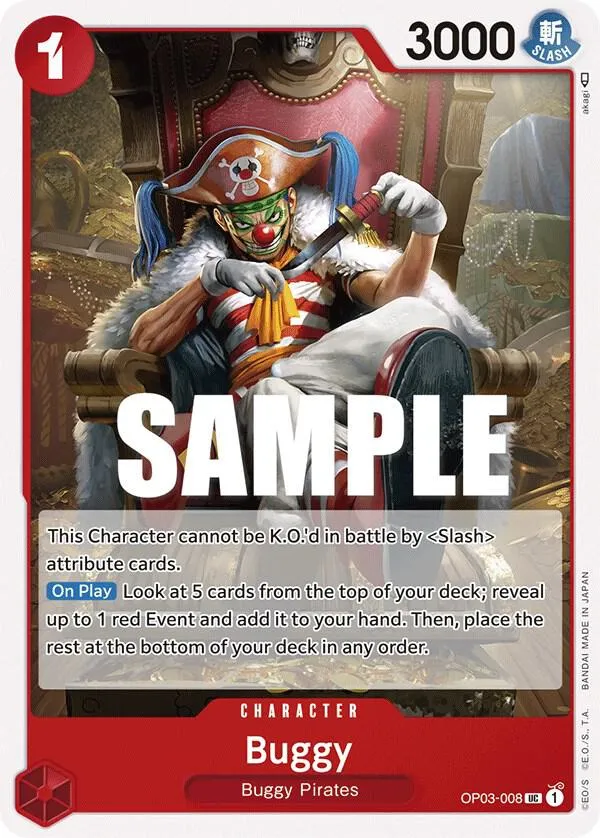 Buggy (008) — Pillars of Strength — One Piece Card Game