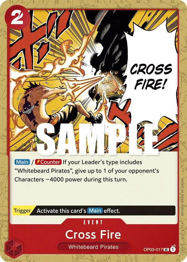 Cross Fire — Pillars of Strength — One Piece Card Game