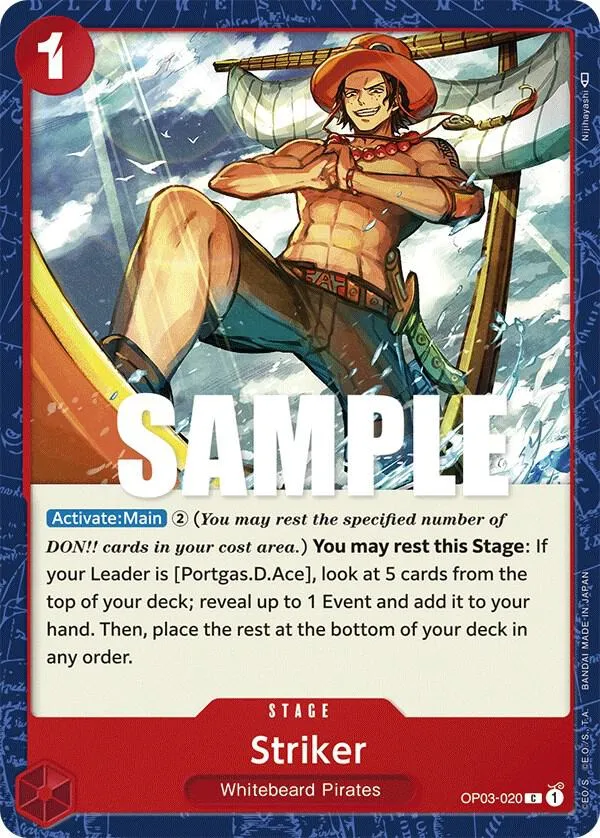 Striker — Pillars of Strength — One Piece Card Game
