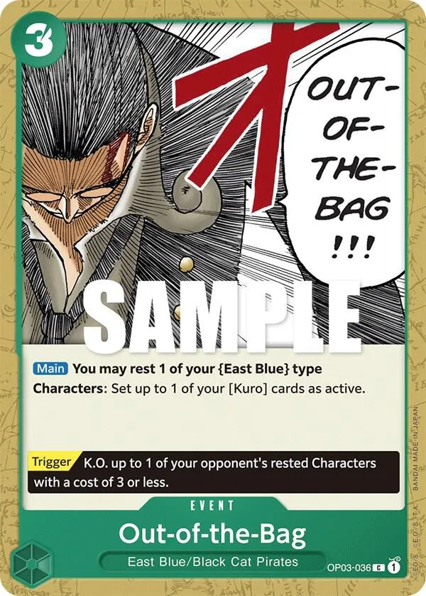 Out-of-the-Bag — Pillars of Strength — One Piece Card Game