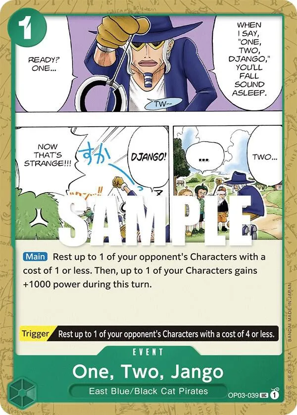 One, Two, Jango — Pillars of Strength — One Piece Card Game
