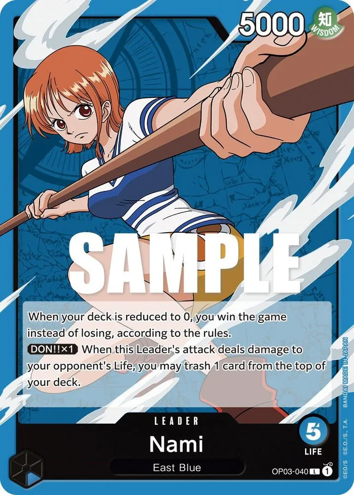Nami (040) — Pillars of Strength — One Piece Card Game