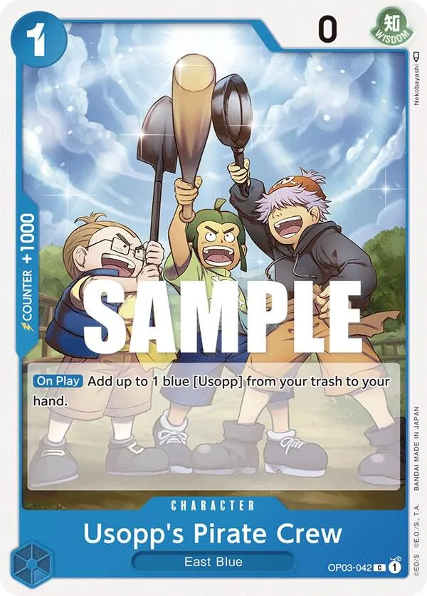 Usopp's Pirate Crew — Pillars of Strength — One Piece Card Game