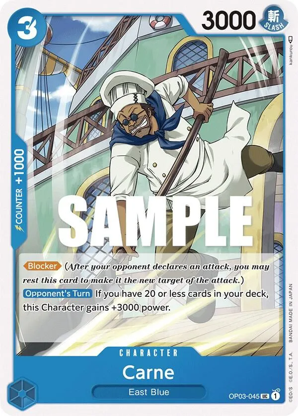 Carne — Pillars of Strength — One Piece Card Game