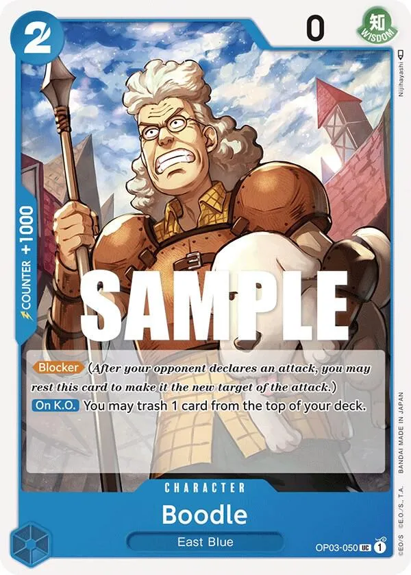 Boodle — Pillars of Strength — One Piece Card Game