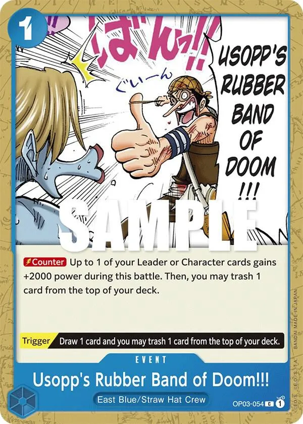 Usopp's Rubber Band of Doom!!! — Pillars of Strength — One Piece Card Game