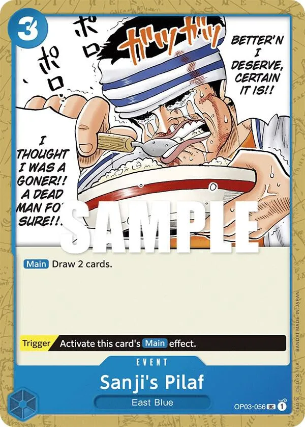 Sanji's Pilaf — Pillars of Strength — One Piece Card Game
