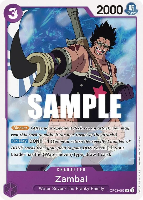 Zambai — Pillars of Strength — One Piece Card Game