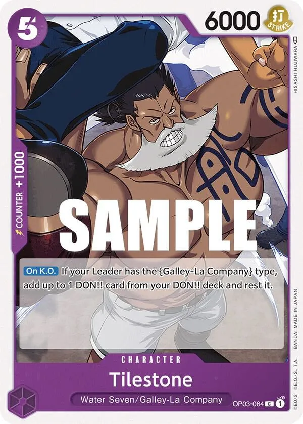Tilestone — Pillars of Strength — One Piece Card Game