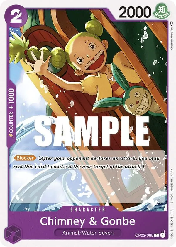 Chimney & Gonbe — Pillars of Strength — One Piece Card Game