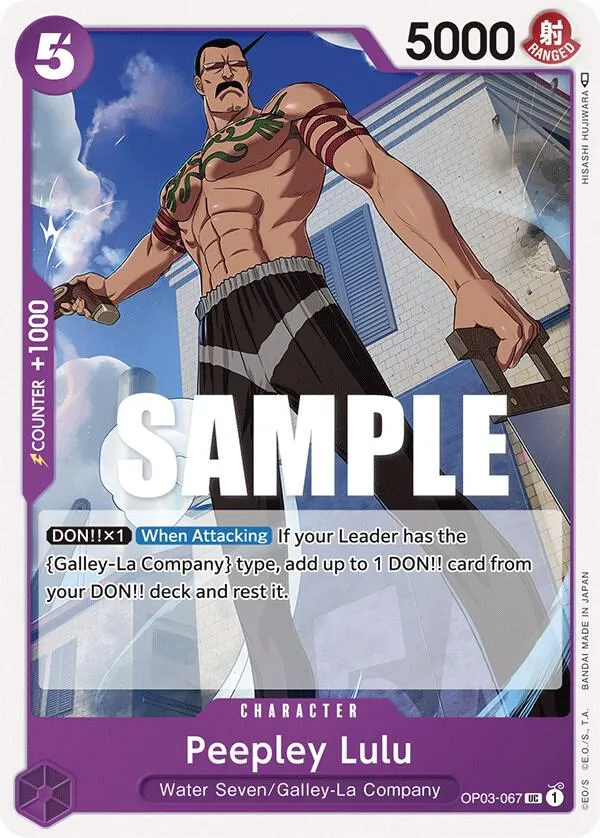 Peepley Lulu — Pillars of Strength — One Piece Card Game