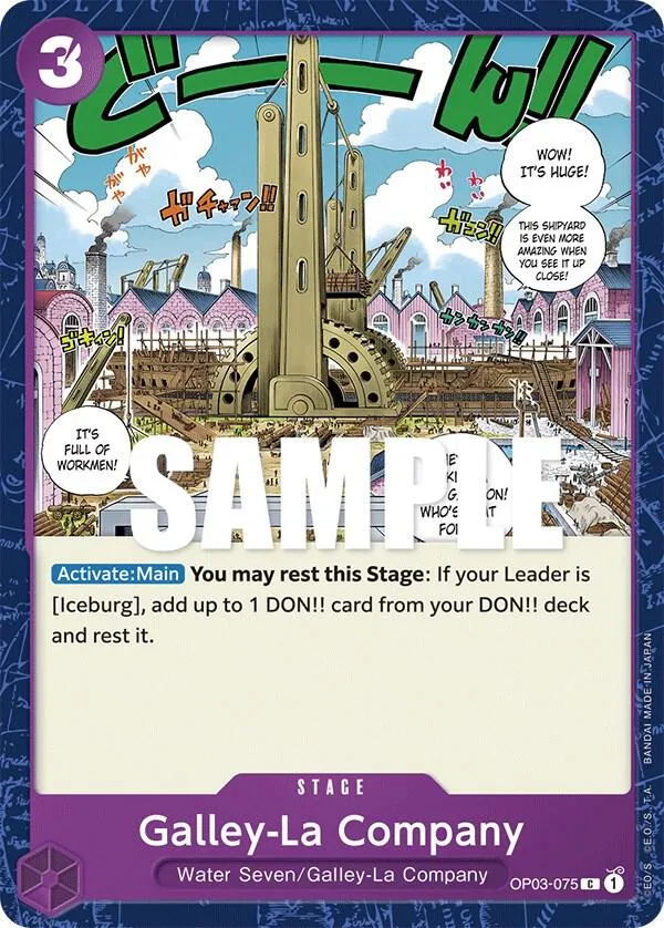 Galley-La Company — Pillars of Strength — One Piece Card Game