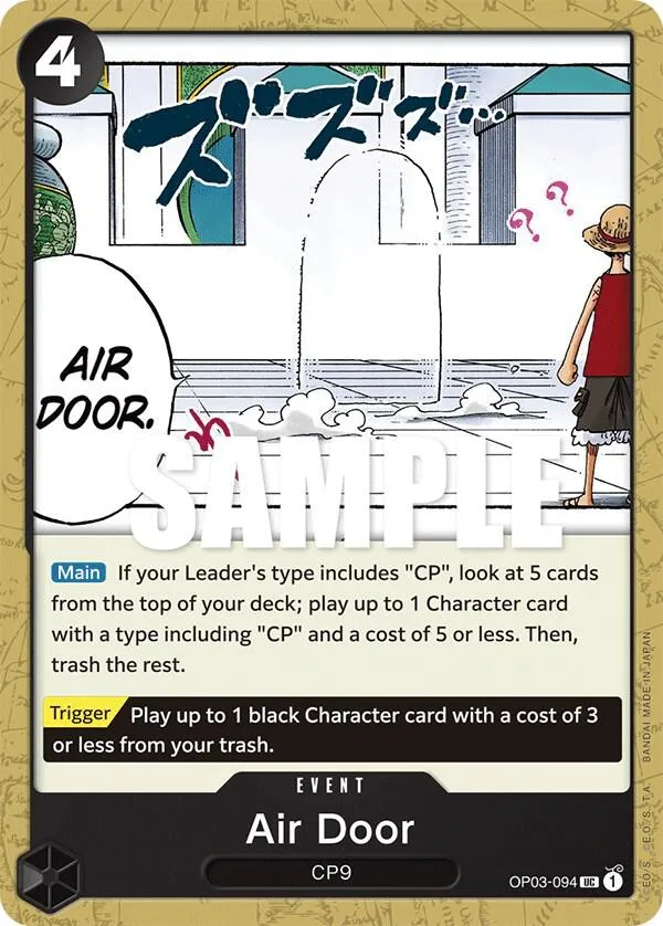 Air Door — Pillars of Strength — One Piece Card Game
