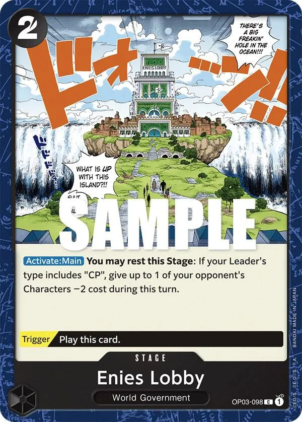 Enies Lobby — Pillars of Strength — One Piece Card Game