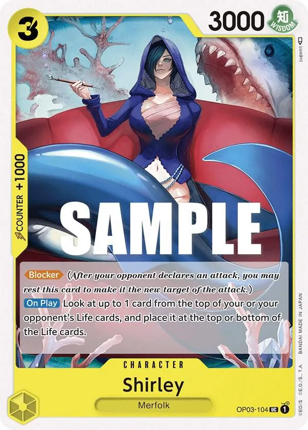 Shirley — Pillars of Strength — One Piece Card Game