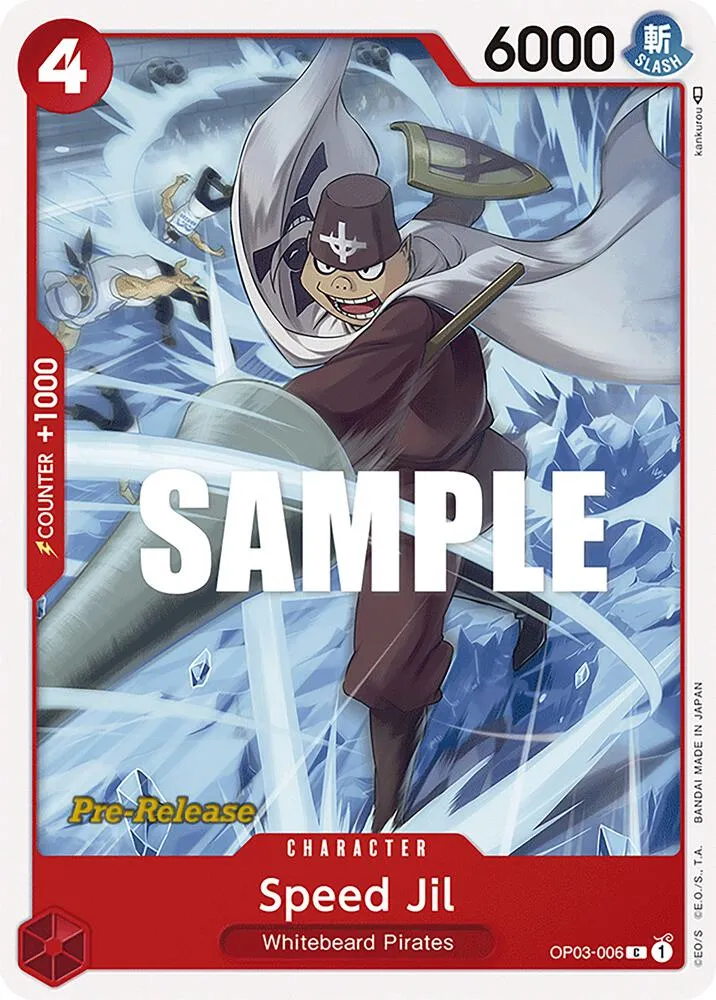 Speed Jil from Pillars of Strength Pre-Release Cards - One Piece Card Game