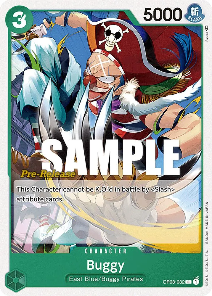 Buggy (032) from Pillars of Strength Pre-Release Cards - One Piece Card Game