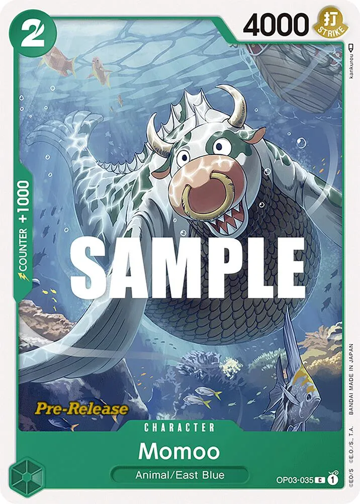 Momoo — Pillars of Strength Pre-Release Cards — One Piece Card Game