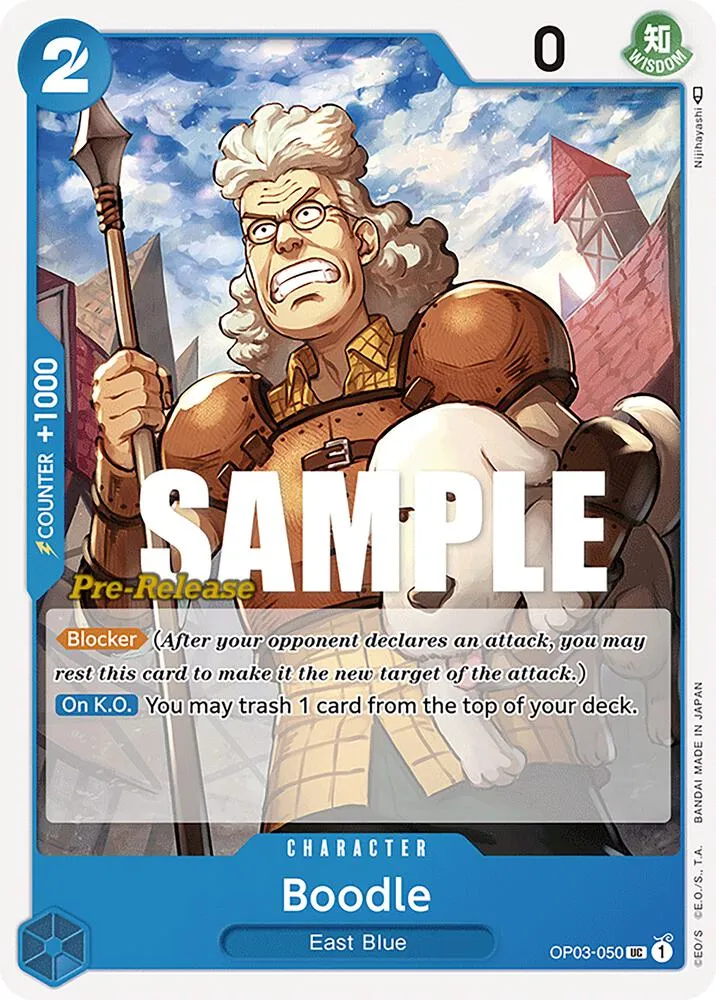Boodle — Pillars of Strength Pre-Release Cards — One Piece Card Game
