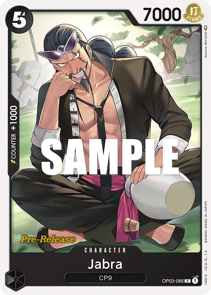 Jabra from Pillars of Strength Pre-Release Cards - One Piece Card Game