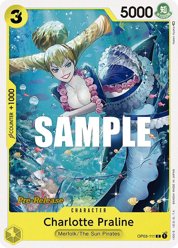 Charlotte Praline — Pillars of Strength Pre-Release Cards — One Piece Card Game