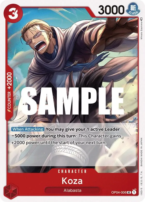 Koza — Kingdoms of Intrigue — One Piece Card Game