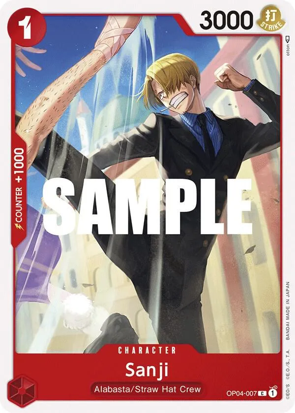 Sanji (007) — Kingdoms of Intrigue — One Piece Card Game