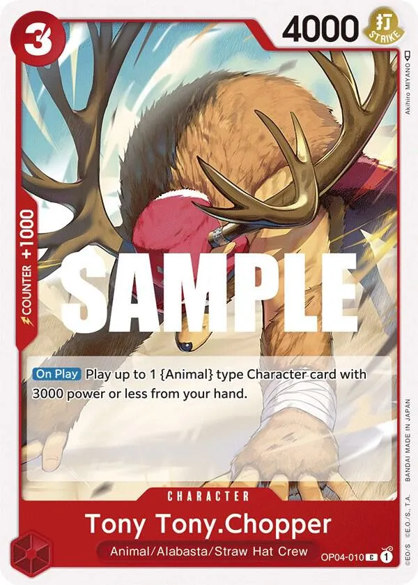 Tony Tony.Chopper — Kingdoms of Intrigue — One Piece Card Game