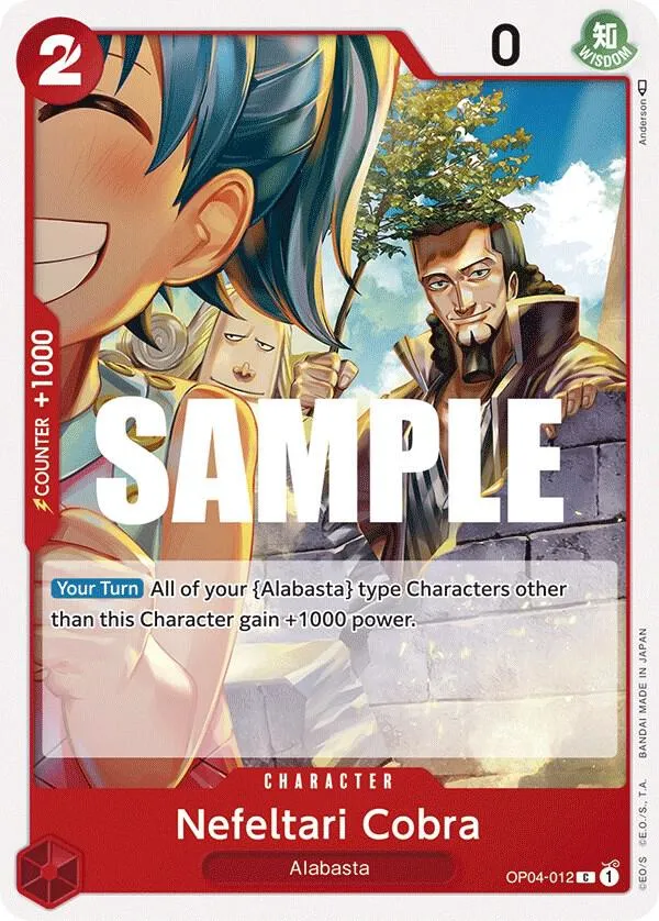 Nefeltari Cobra — Kingdoms of Intrigue — One Piece Card Game
