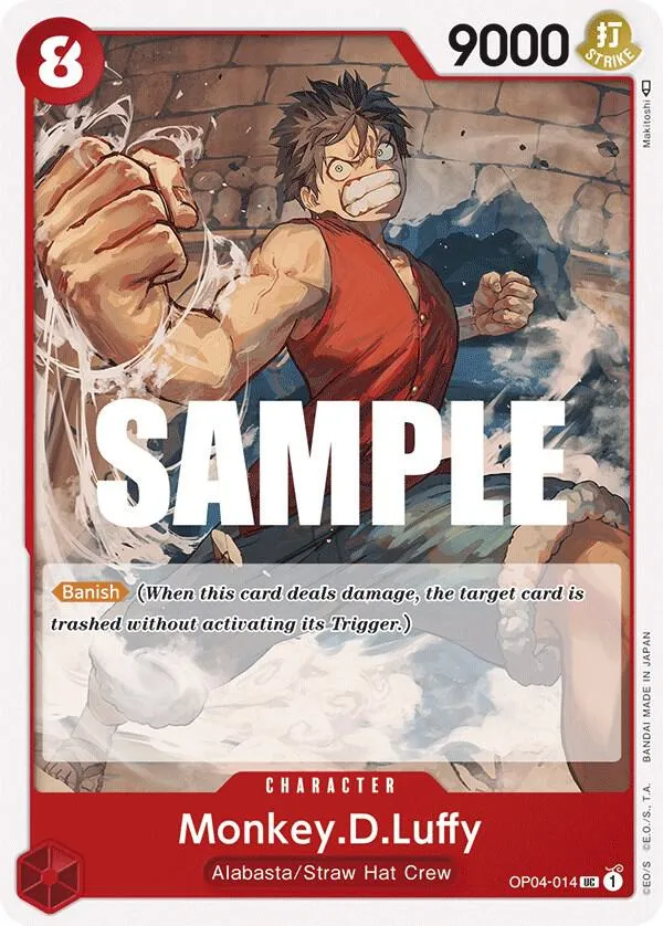 Monkey.D.Luffy (014) — Kingdoms of Intrigue — One Piece Card Game