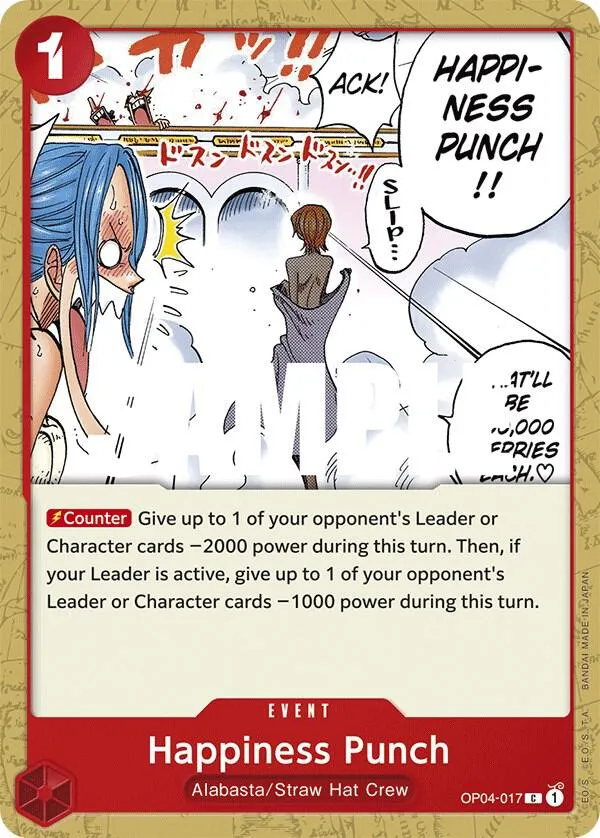 Happiness Punch — Kingdoms of Intrigue — One Piece Card Game