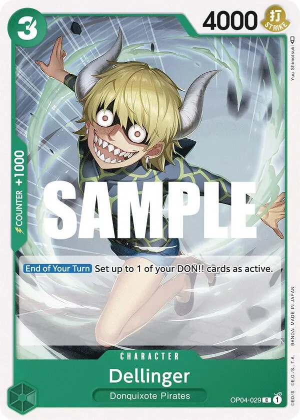 Dellinger — Kingdoms of Intrigue — One Piece Card Game