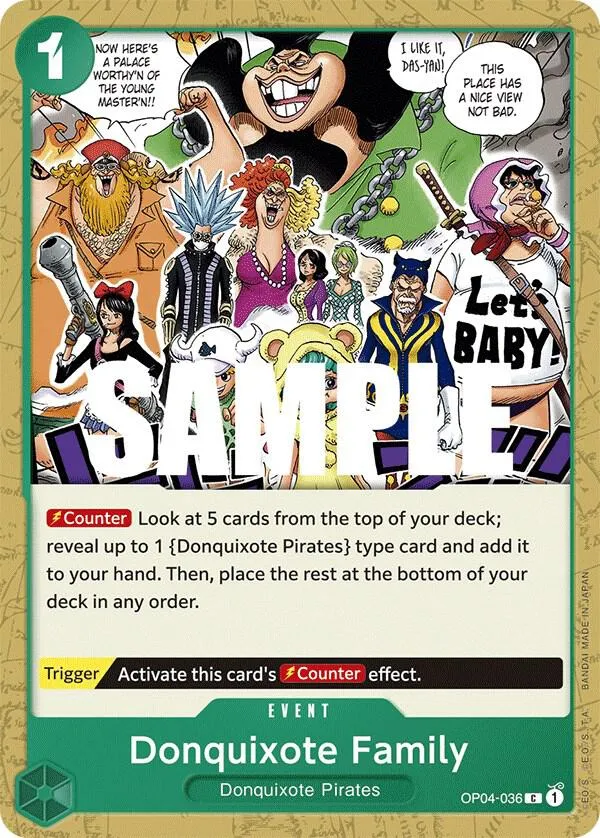 Donquixote Family — Kingdoms of Intrigue — One Piece Card Game
