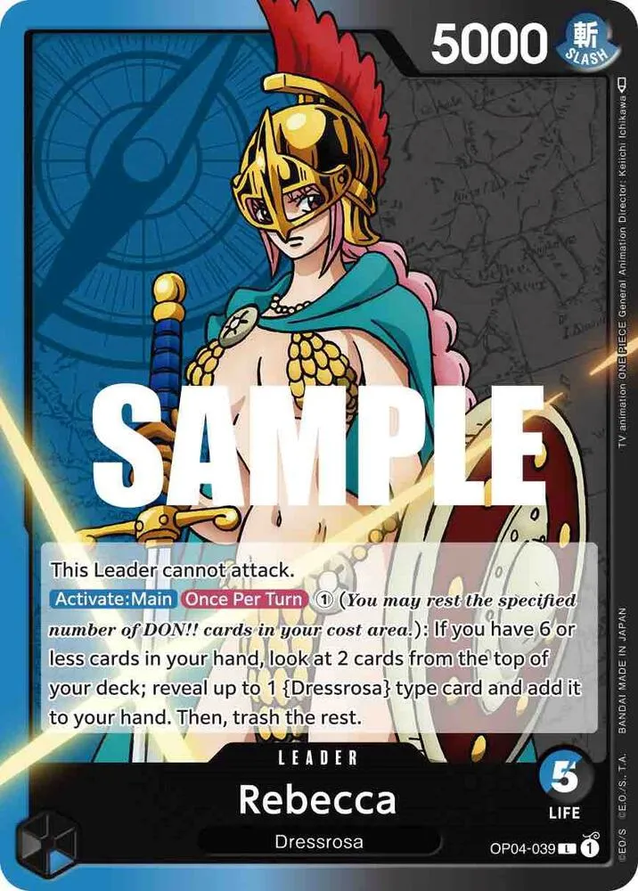 Rebecca (039) — Kingdoms of Intrigue — One Piece Card Game