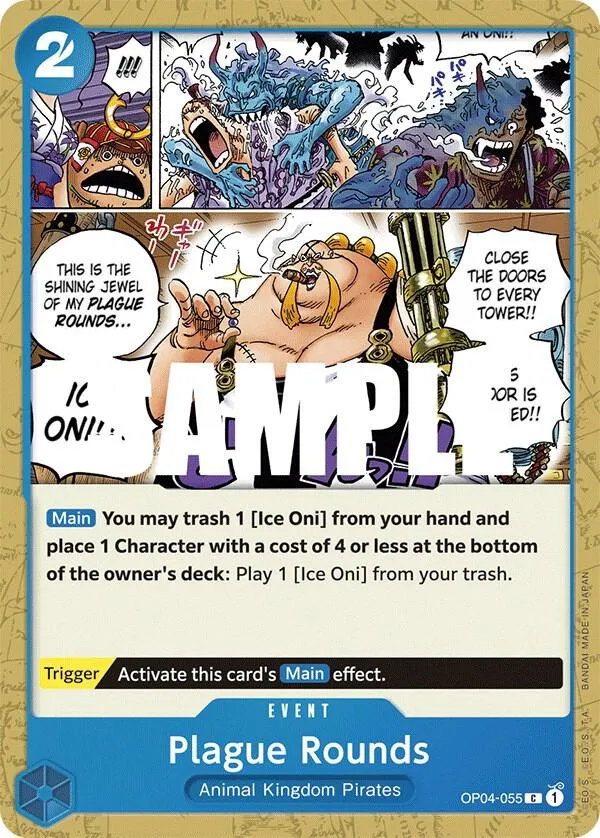 Plague Rounds — Kingdoms of Intrigue — One Piece Card Game