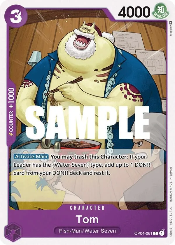 Tom — Kingdoms of Intrigue — One Piece Card Game